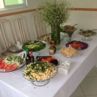 mesas de saladas