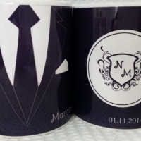 Caneca personalizada de casamento