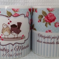 Caneca personalizada de casamento