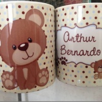 Caneca personalizada de nascimento