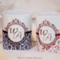 Caneca personalizada de casamento