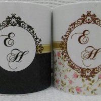 Caneca personalizada de casamento