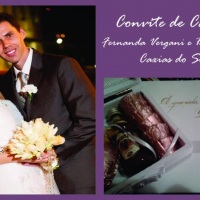 Caligrafia Convite de Casamento

- Noivos: Fernanda Vergani e Roberto Salvador

- Caxias do Sul,