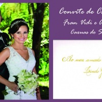 Caligrafia Convite de Casamento

- Noivos: Fran Vidi e Alex Tom

- Caxias do Sul, RS