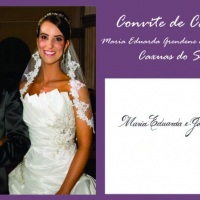 Caligrafia Convite de Casamento

- Noivos: Maria Eduarda Grendene e Joo Marcos Travi

- Caxias