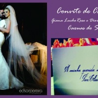 Caligrafia Convite de Casamento

- Noivos: Giana Lucho Rose e Diori Lovatto Ricaldi

- Caxias do