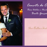 Caligrafia Convite de Casamento 

- Noivos: Thas Dahlem e Humberto Giacomello

- Bento Gonalve
