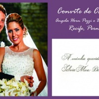 Caligrafia Convite de Casamento

- Noivos: ngela Horn Pezzi e Bernardo Nicolla

- Recife, Perna