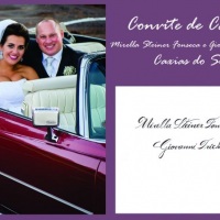 Caligrafia Convite de Casamento

- Noivos: Mirella S. Fonseca e Giovanni T. Vicenzi

- Caxias