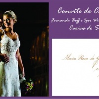 Caligrafia Convite de Casamento

- Noivos: Fernanda Boff e Igor Coracini

- Caxias do Sul, RS