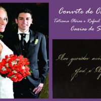 Caligrafia Convite de Casamento

- Noivos: Tatiana Olias e Jorge Ribeiro

- Caxias do Sul, RS