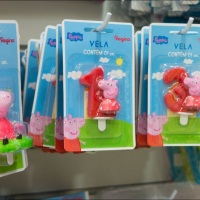 Vela temtica da Pepa Pig