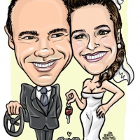 Caricatura de noivos, casamento e bodas
Encomende com caricaturabh.tumblr.com