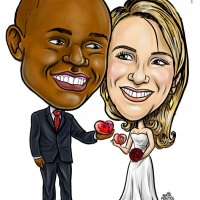 Caricatura de noivos, casamento e bodas
Encomende com caricaturabh.tumblr.coms