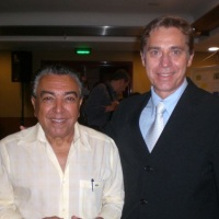 Mauricio de Souza e Carlos Mello durante evento do Consulado do Canad em So Paulo