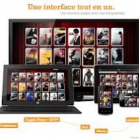 Interface do servidor de Filmes ,acesso total via tablet e SmartPhone