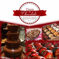 A Casa do Chocolate Maring oferece ao seus clientes, Cascata de Chocolate, Docinhos Gourmet, Espeto