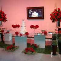 mesa de bolo casamento