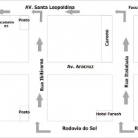 Localiza��o do Cerimonial Recanto Ga�cho