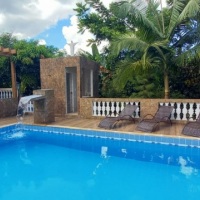 �rea das Piscinas dispon�vel apenas para decora��o durante o evento