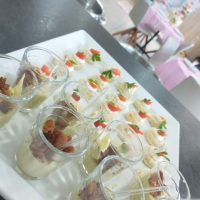 Entradas saborosas com sabores internacionais