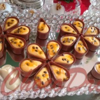 Ptalas de Chocolate com Mousse de Maracuj