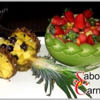 Mesa de fruta Abacaxi