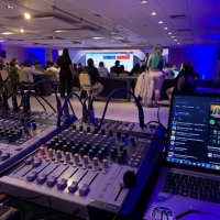 Audiovisual completo, painel de Led, sonorizao e iluminao