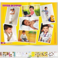 Convite Revista Personalizado - Sesso de Fotos no Interior