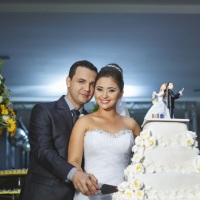 Recepo do casamento de Suely Lopes e Luiz Fernando Mayrink no espao OAB em Montes Claros. Creativ