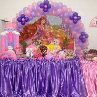 decora��o barbie castelo de cristal