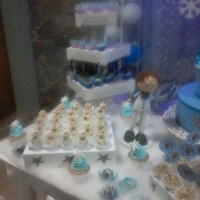 Festa frozen e guloseimas