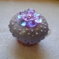 cupcake com flor