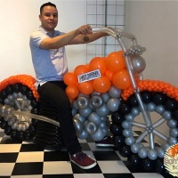 Escultura de balo Harley Davidson