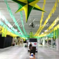 Decora��o tema brasil para Copa Do Mundo