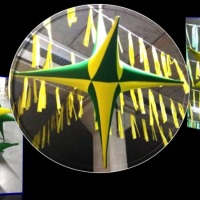 Decora��o tema brasil para Copa Do Mundo