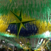 Decora��o tema brasil para Copa Do Mundo