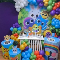 Decora��o Bolo Fofos