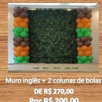 PROMOAO MURO INGLES + 2 COLUNAS. R$200,00