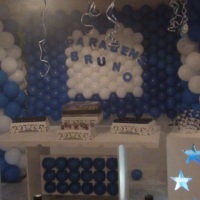 Decorao Azul e Branco