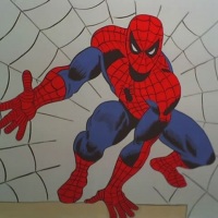 Homem aranha ( quarto de criança )
