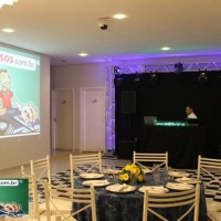 Pacote trave com cortina de led
