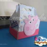 Caixa com Corte Especial - Tema Peppa Pig