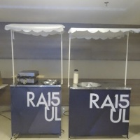 Barraquinhas personalizadas para aniversrio RAUL15.