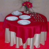 decorao de mesa - toalha 