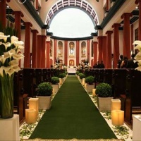 corredor de igreja