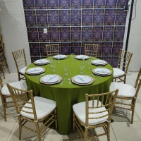 Loca��o de cadeiras tiffanys douradas