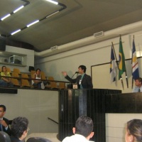 Mestre de Cerimnias em evento poltico na Cmara Municipal do Recife (2008)