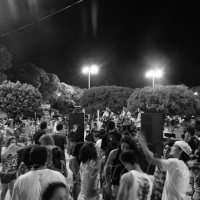 Festa na praa matriz de Paracuru.