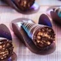 Cone de Chocolate com recheio trufado
